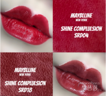 美宝莲小灯管srd18试色图 美宝莲小灯管spk23试色
