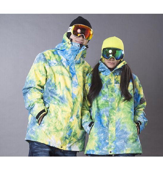 功能性面料：双板单板滑雪服男女冬季户外冲锋衣韩版加厚保暖图片